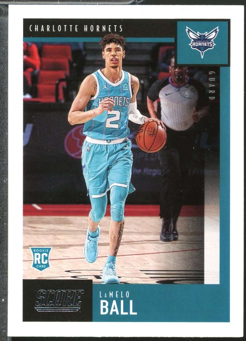LaMelo Ball/Score Rookie Card 2020-21 Panini Chronicles #604  Image 1