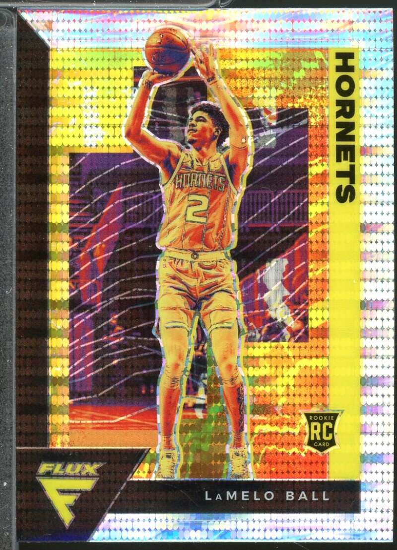 LaMelo Ball Rookie Card 2020-21 Panini Flux Factory Pulsar #201  Image 1