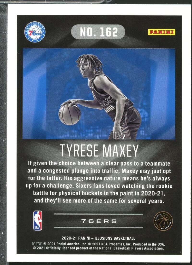 Tyrese Maxey Rookie Card 2020-21 Panini Illusions #162  Image 2