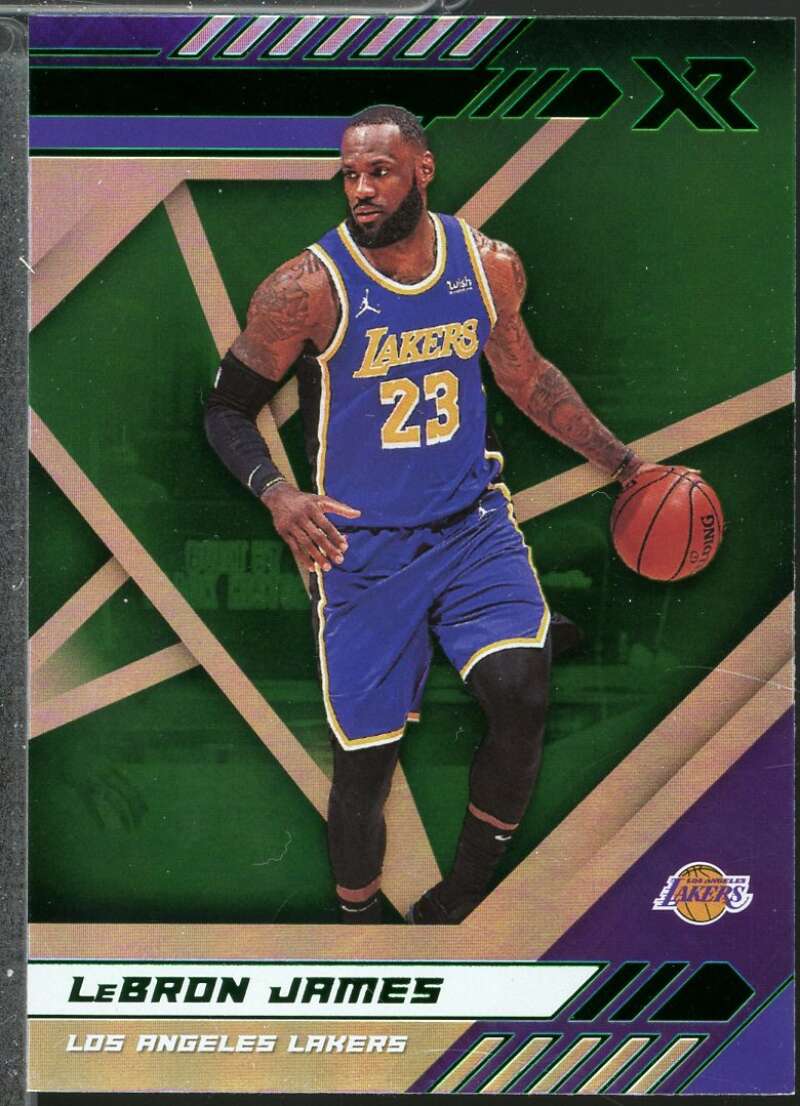 LeBron James/XR Card 2020-21 Panini Chronicles Green #289  Image 1