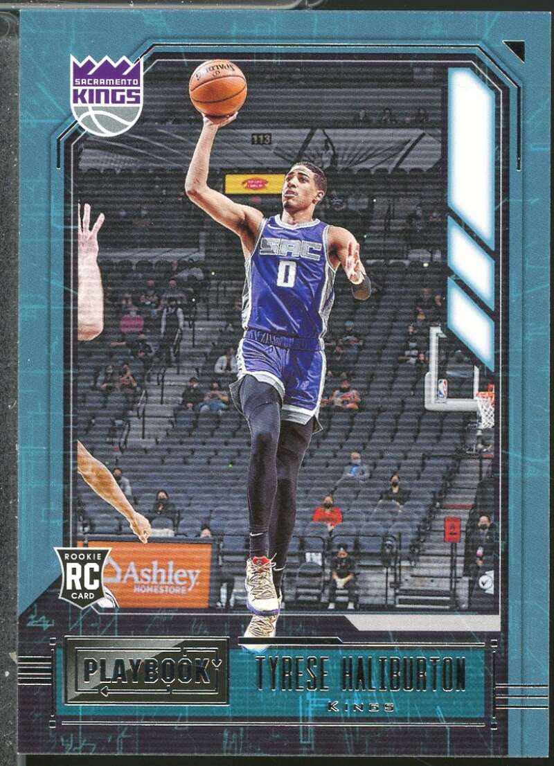Tyrese Haliburton/Playbook Rookie Card 2020-21 Panini Chronicles Teal #188  Image 1