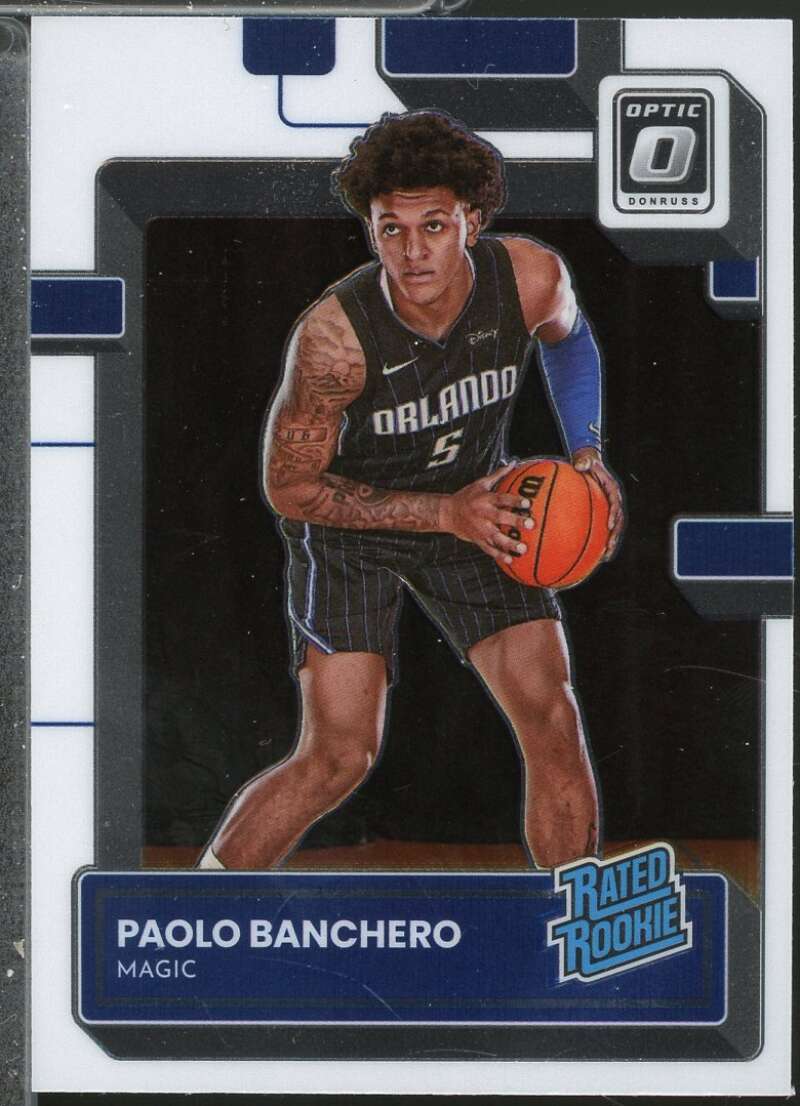Paolo Banchero Rookie Card 2022-23 Donruss Optic #221  Image 1