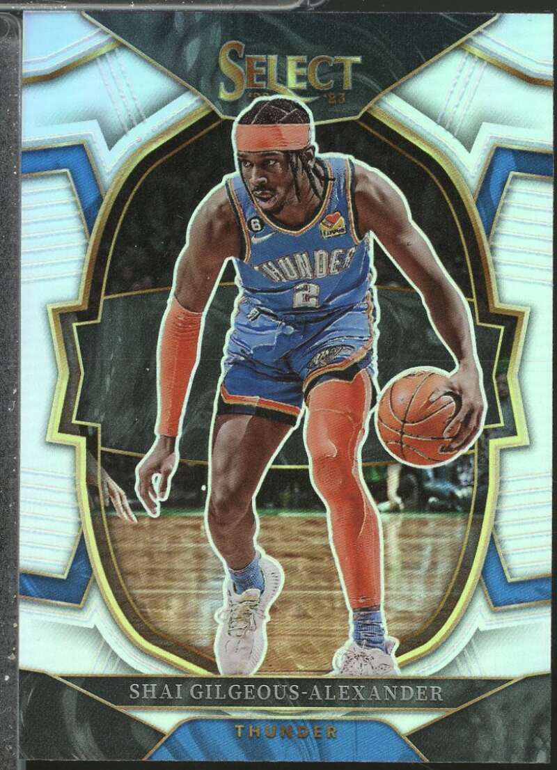 Shai Gilgeous-Alexander Card 2022-23 Select Prizms Silver #56  Image 1