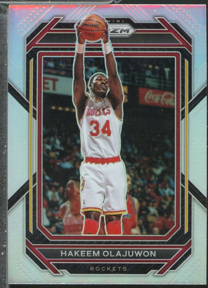 Hakeem Olajuwon Card 2022-23 Panini Prizm Prizms Silver #290  Image 1