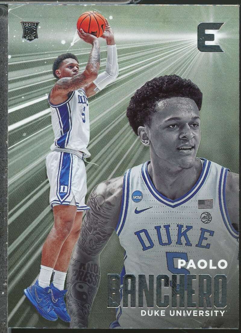 Paolo Banchero Rookie Card 2022-23 Panini Chronicles Draft Picks Essentials #2  Image 1