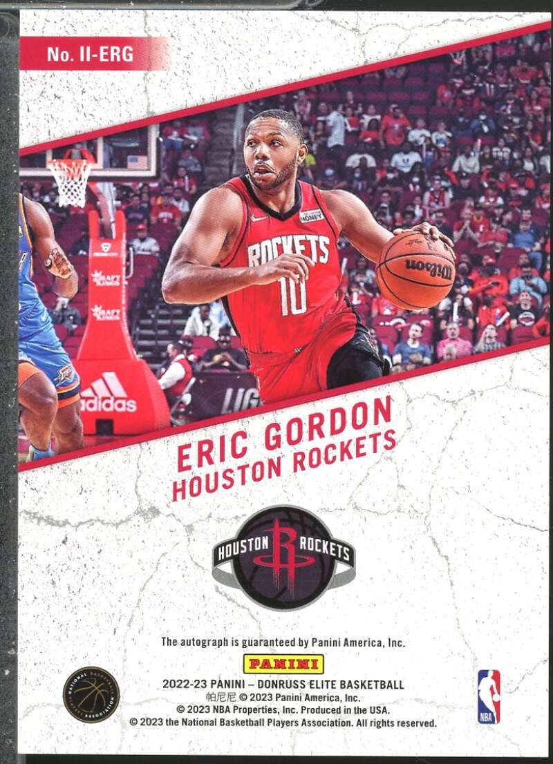Eric Gordon Card 2022-23 Elite Impact Impressions Autographs #8  Image 2