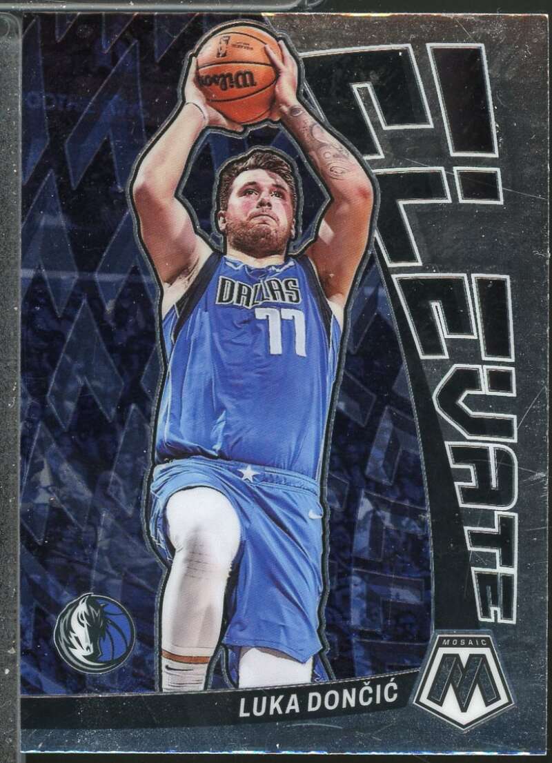 Luka Doncic Card 2022-23 Panini Mosaic Elevate #19  Image 1