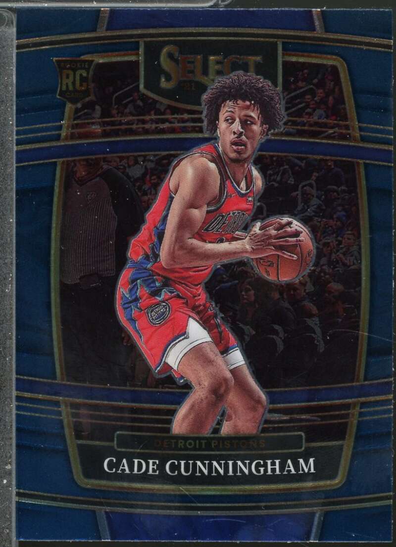 Cade Cunningham Rookie Card 2021-22 Select Blue #11  Image 1