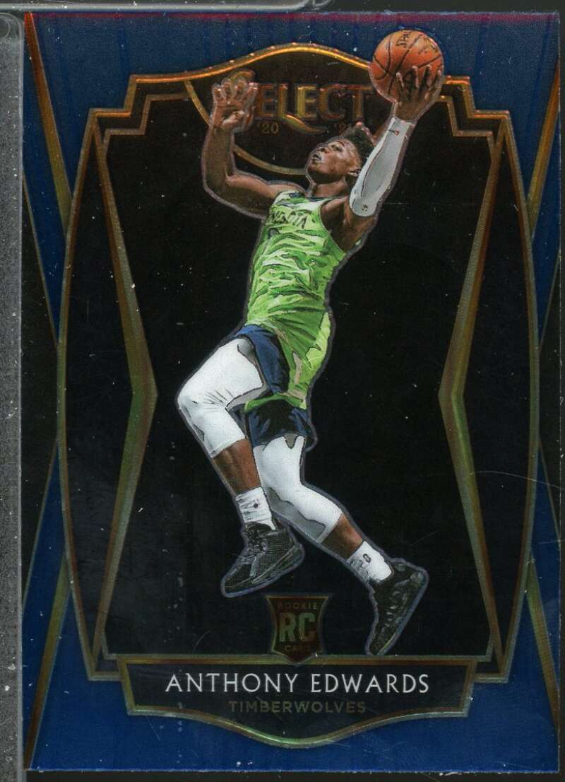 Anthony Edwards Rookie Card 2020-21 Select Blue Retail #169  Image 1