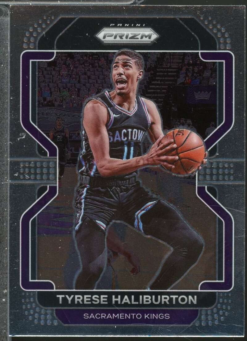 Tyrese Haliburton Card 2021-22 Panini Prizm #196  Image 1