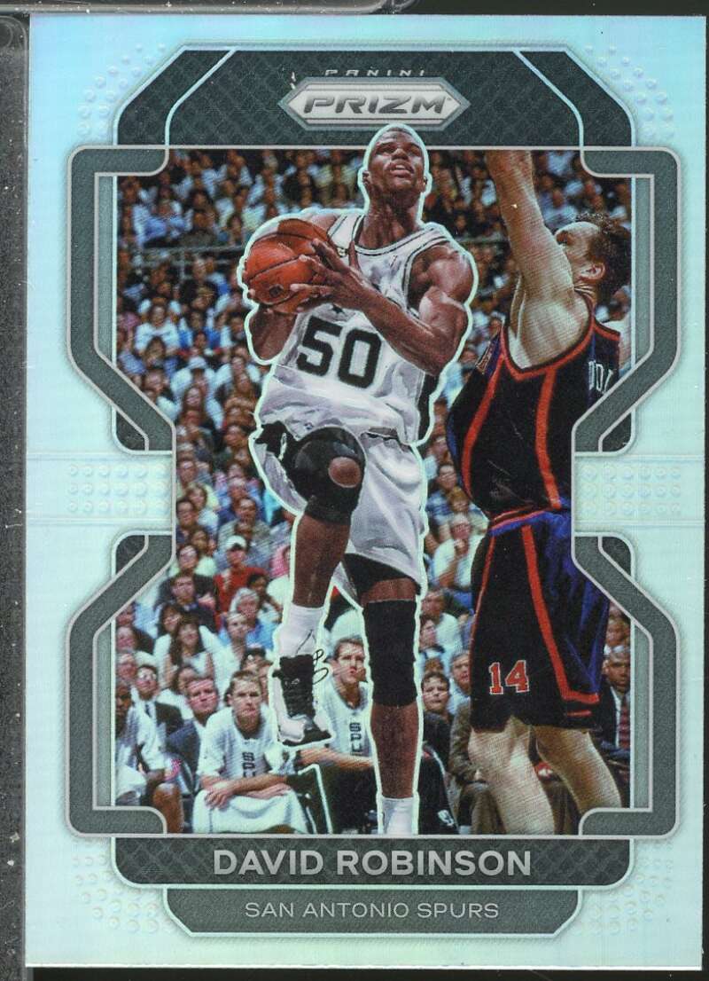 David Robinson Card 2021-22 Panini Prizm Prizms Silver #242  Image 1