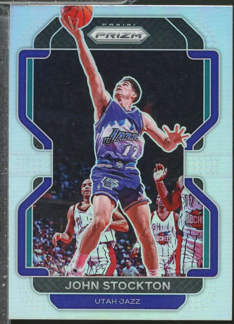 John Stockton Card 2021-22 Panini Prizm Prizms Silver #267  Image 1