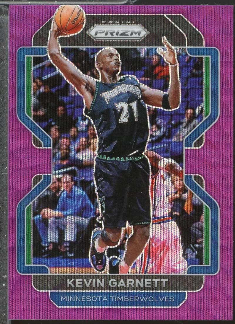 Kevin Garnett Card 2021-22 Panini Prizm Prizms Ruby Wave #256  Image 1