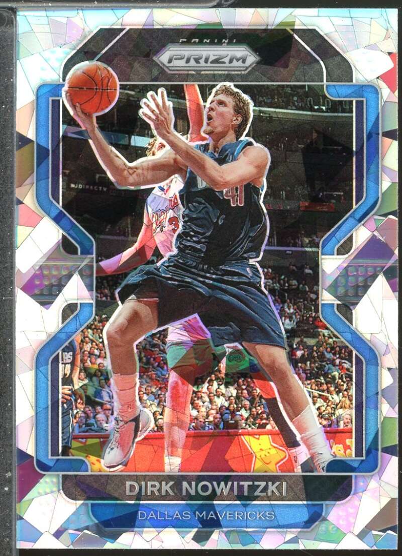 Dirk Nowitzki Card 2021-22 Panini Prizm Prizms Ice #289  Image 1