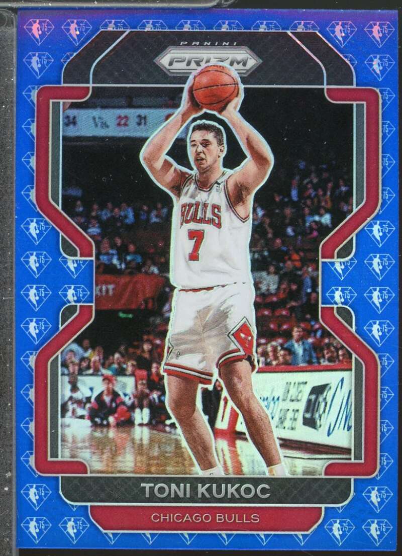 Toni Kukoc Card 2021-22 Panini Prizm Prizms NBA 75th Anniversary #247  Image 1