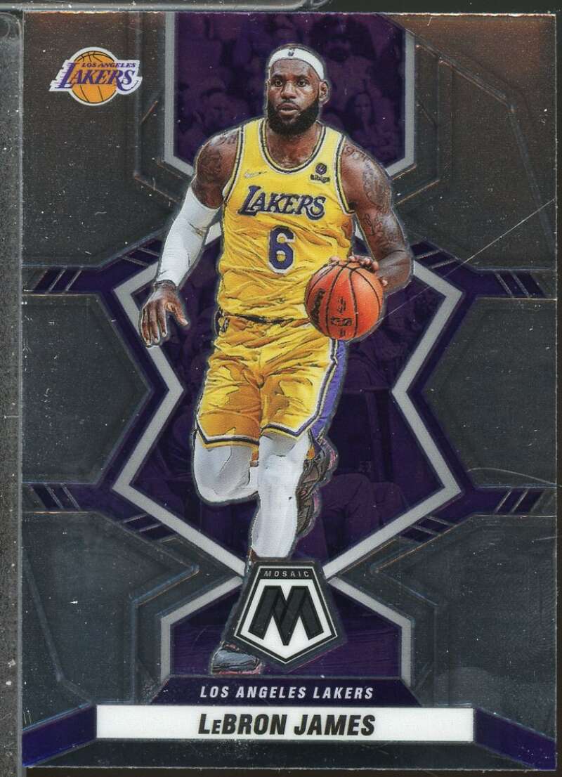 LeBron James Card 2021-22 Panini Mosaic #146  Image 1