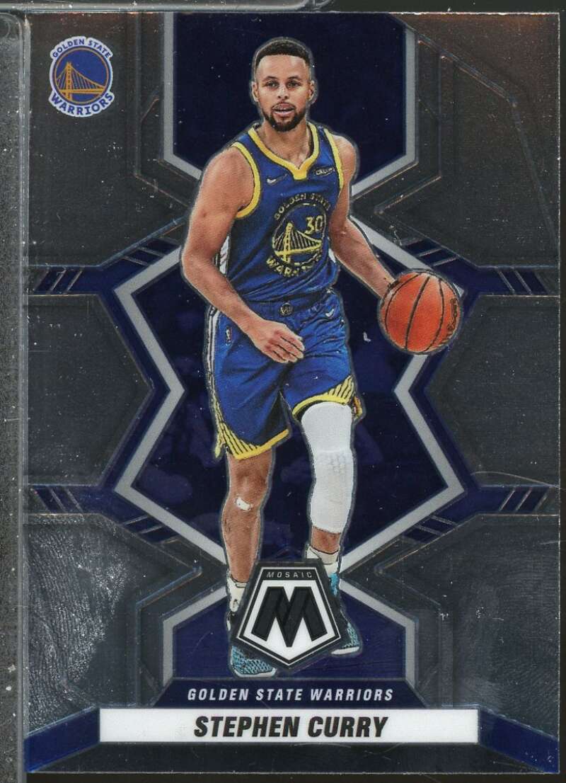 Stephen Curry Card 2021-22 Panini Mosaic #101  Image 1
