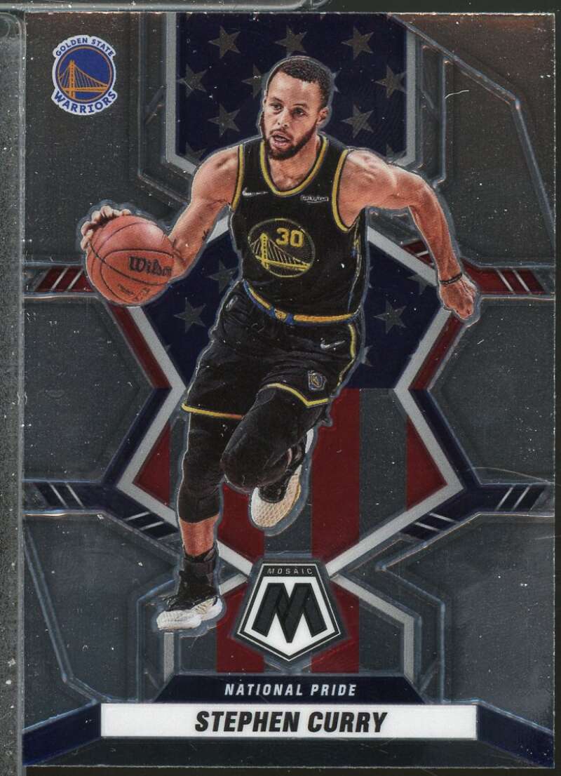 Stephen Curry NP Card 2021-22 Panini Mosaic #247  Image 1