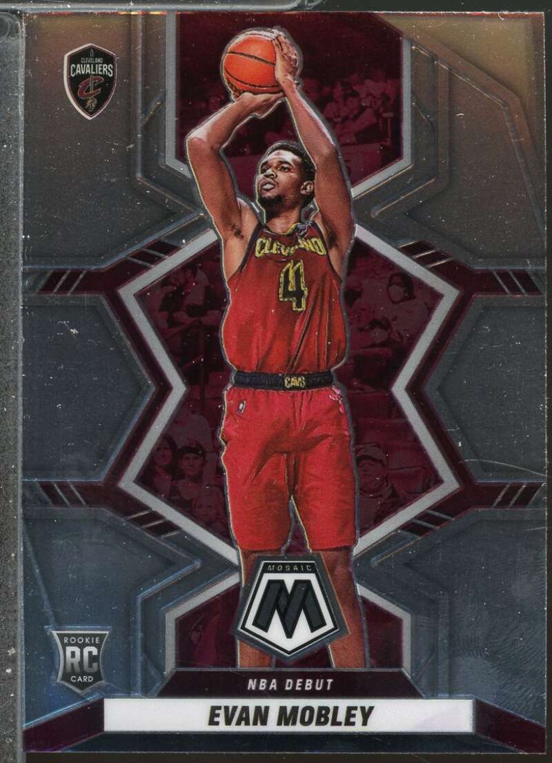 Evan Mobley DEB Rookie Card 2021-22 Panini Mosaic #263  Image 1