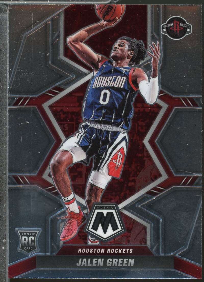 Jalen Green Rookie Card 2021-22 Panini Mosaic #206  Image 1