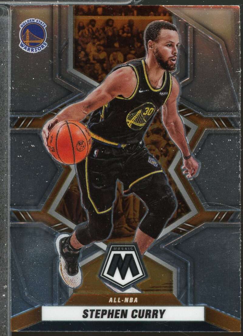 Stephen Curry ALL Card 2021-22 Panini Mosaic #284  Image 1