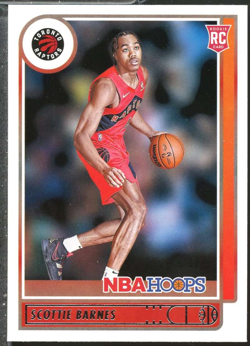 Scottie Barnes Rookie Card 2021-22 Hoops #227  Image 1
