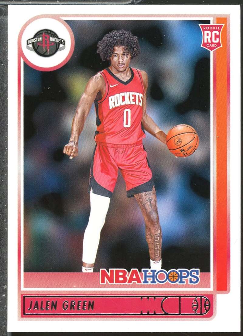 Jalen Green Rookie Card 2021-22 Hoops #218  Image 1