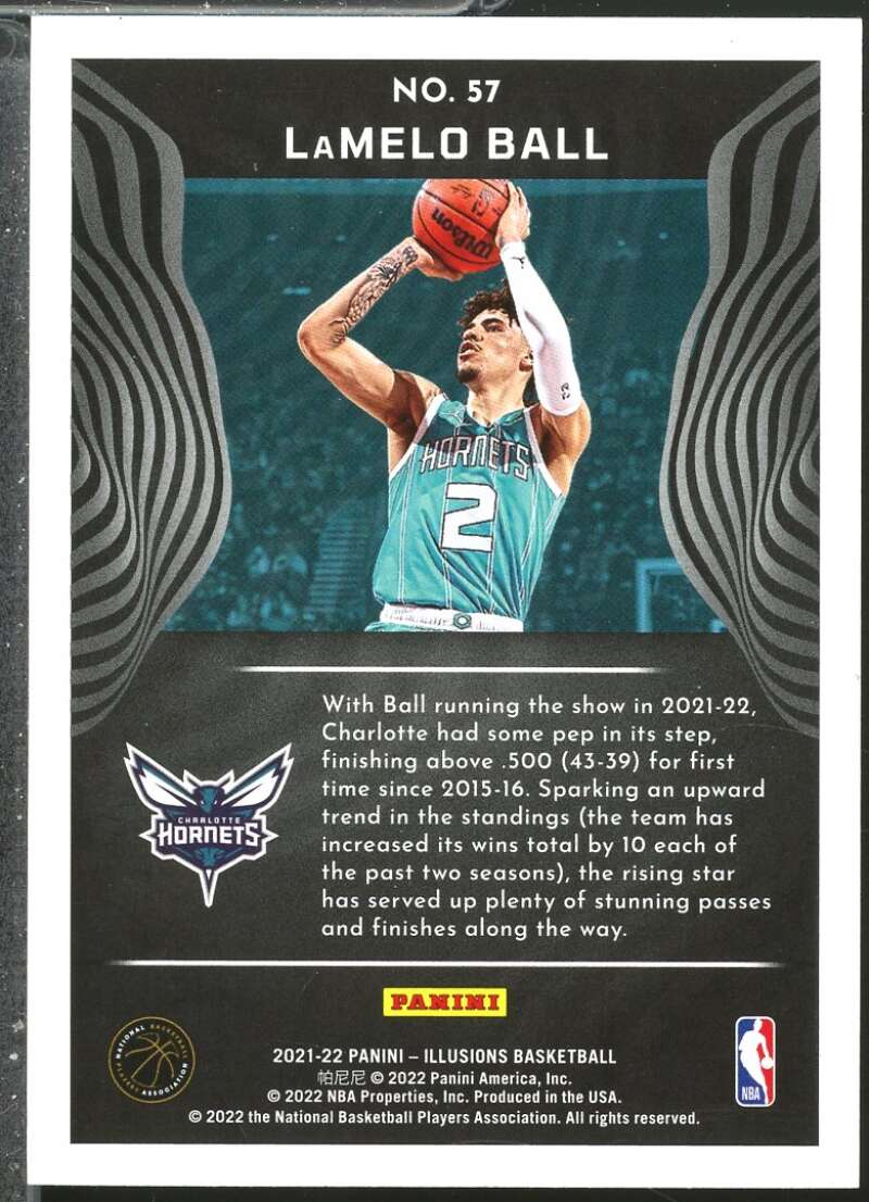 LaMelo Ball Card 2021-22 Panini Illusions #57  Image 2