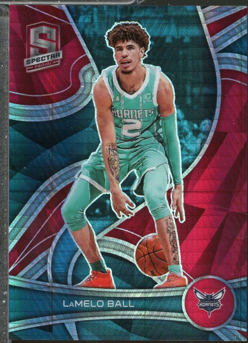 LaMelo Ball Card 2021-22 Panini Spectra Asia Red #1  Image 1