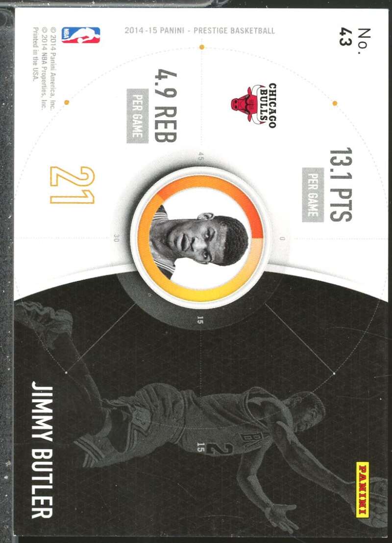 Jimmy Butler Card 2014-15 Prestige Plus Prestigious Pros #43  Image 2