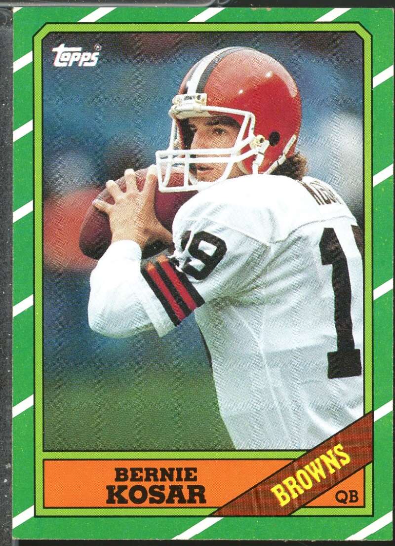 Bernie Kosar Rookie Card 1986 Topps #187  Image 1