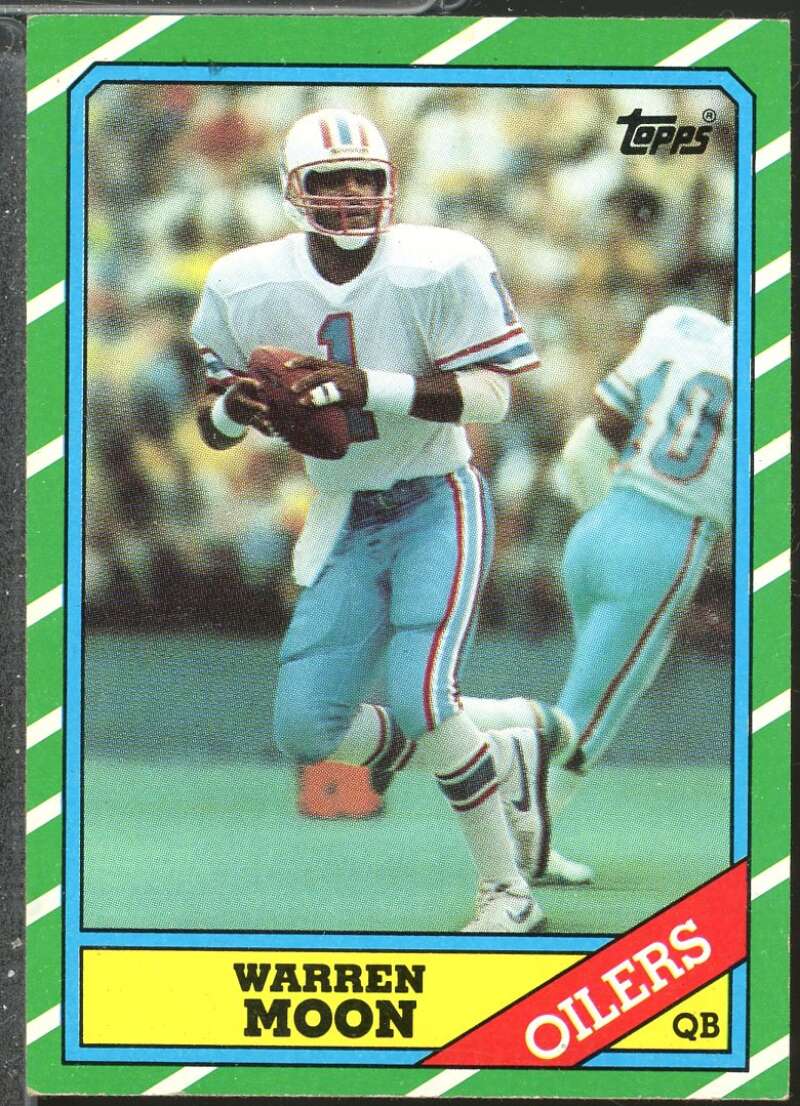 Warren Moon Card 1986 Topps #350  Image 1