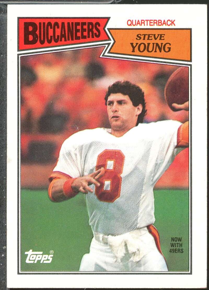 Steve Young Card 1987 Topps #384  Image 1