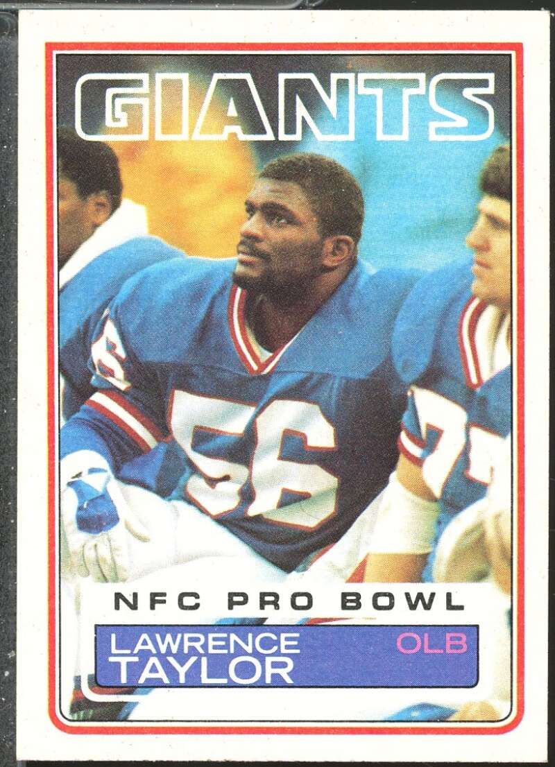 Lawrence Taylor PB Card 1983 Topps #133  Image 1