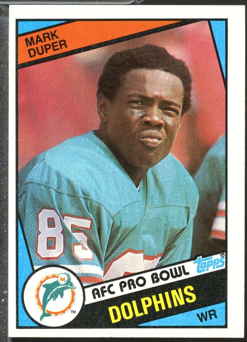 Mark Duper Rookie Card 1984 Topps #120  Image 1