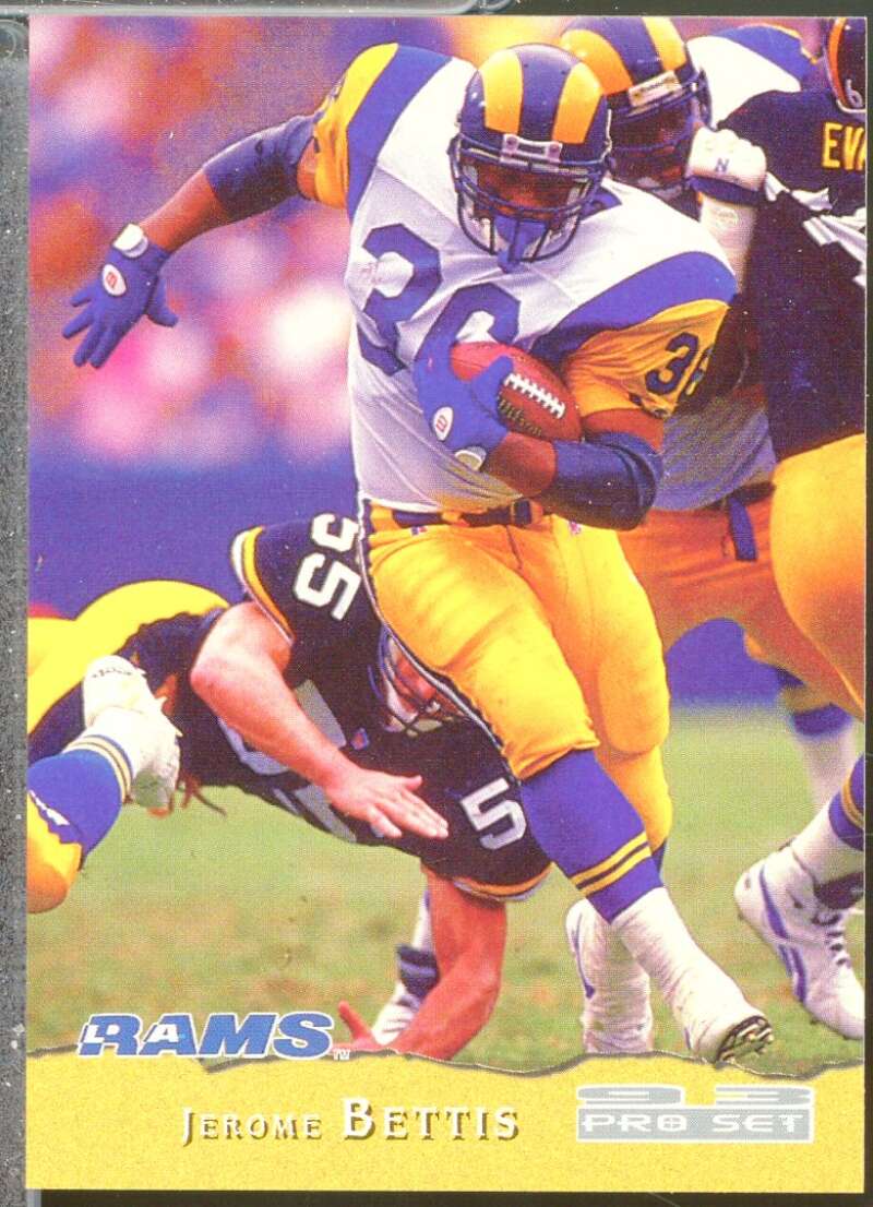 Jerome Bettis Rookie Card 1993 Pro Set #226  Image 1