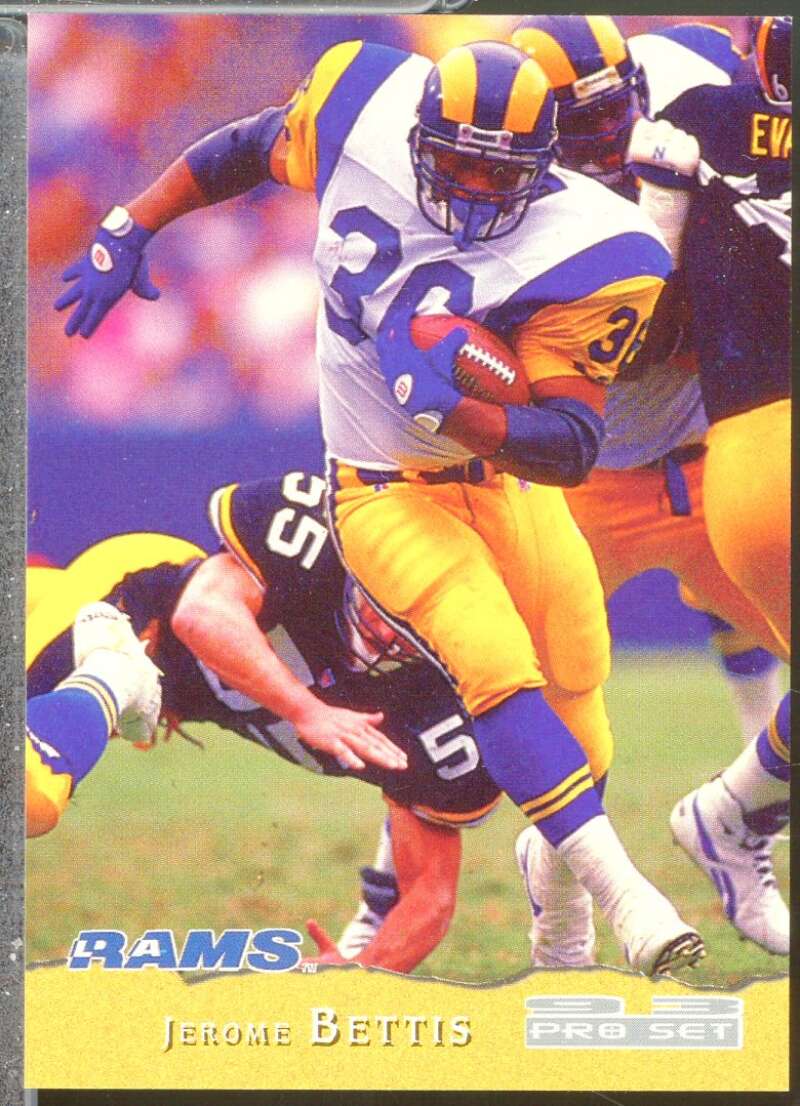 Jerome Bettis Rookie Card 1993 Pro Set #226  Image 1