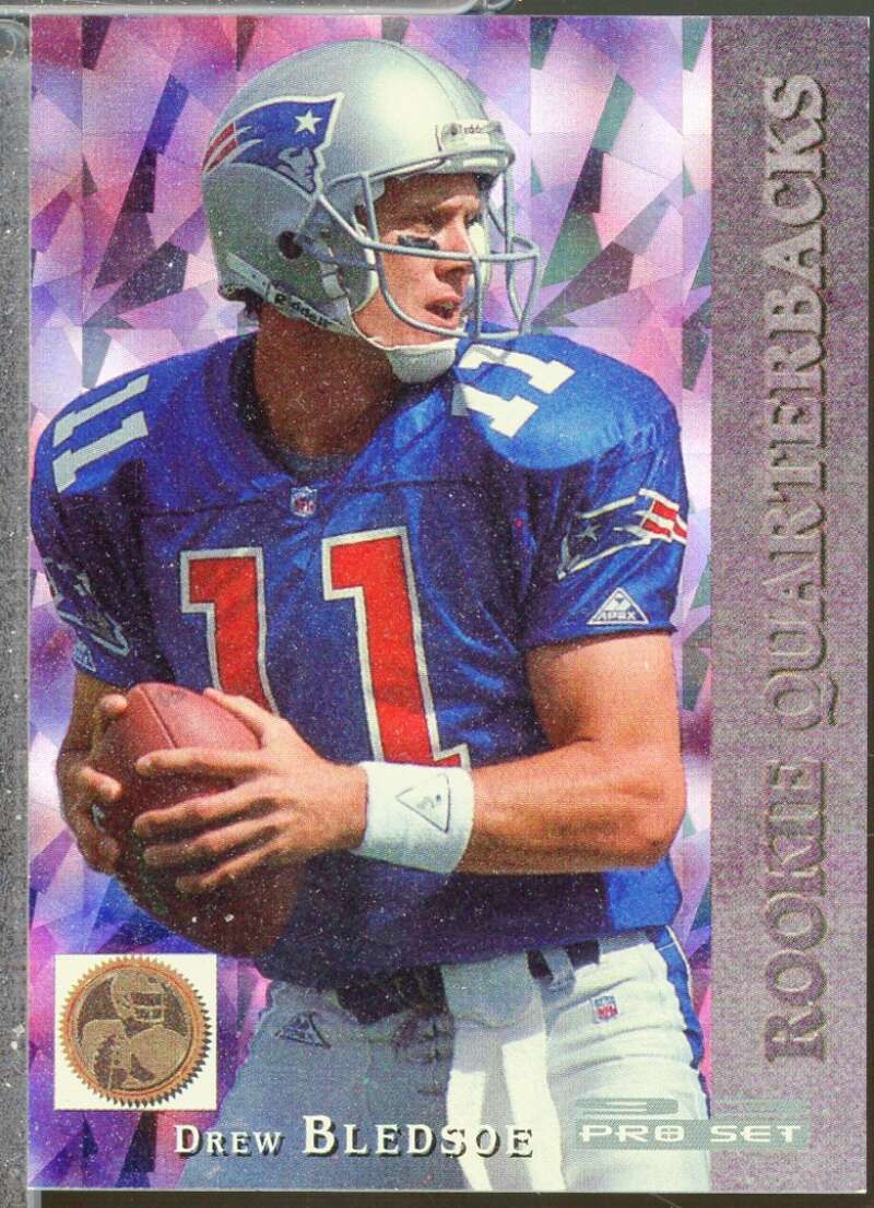 Drew Bledsoe Rookie Card 1993 Pro Set Rookie Quarterbacks #RQ1  Image 1