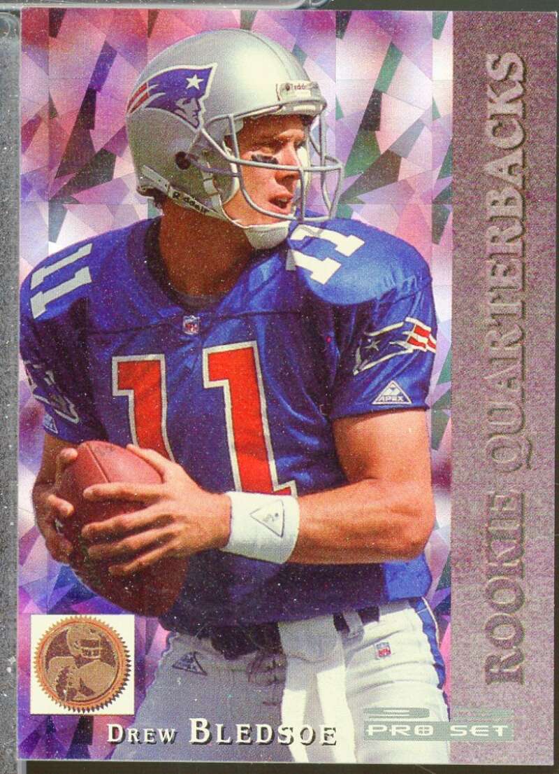 Drew Bledsoe Rookie Card 1993 Pro Set Rookie Quarterbacks #RQ1  Image 1