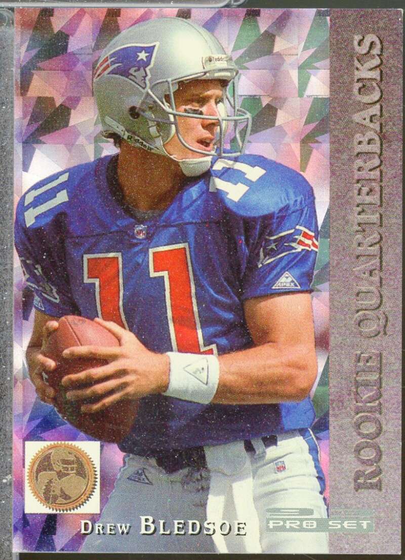 Drew Bledsoe Rookie Card 1993 Pro Set Rookie Quarterbacks #RQ1  Image 1