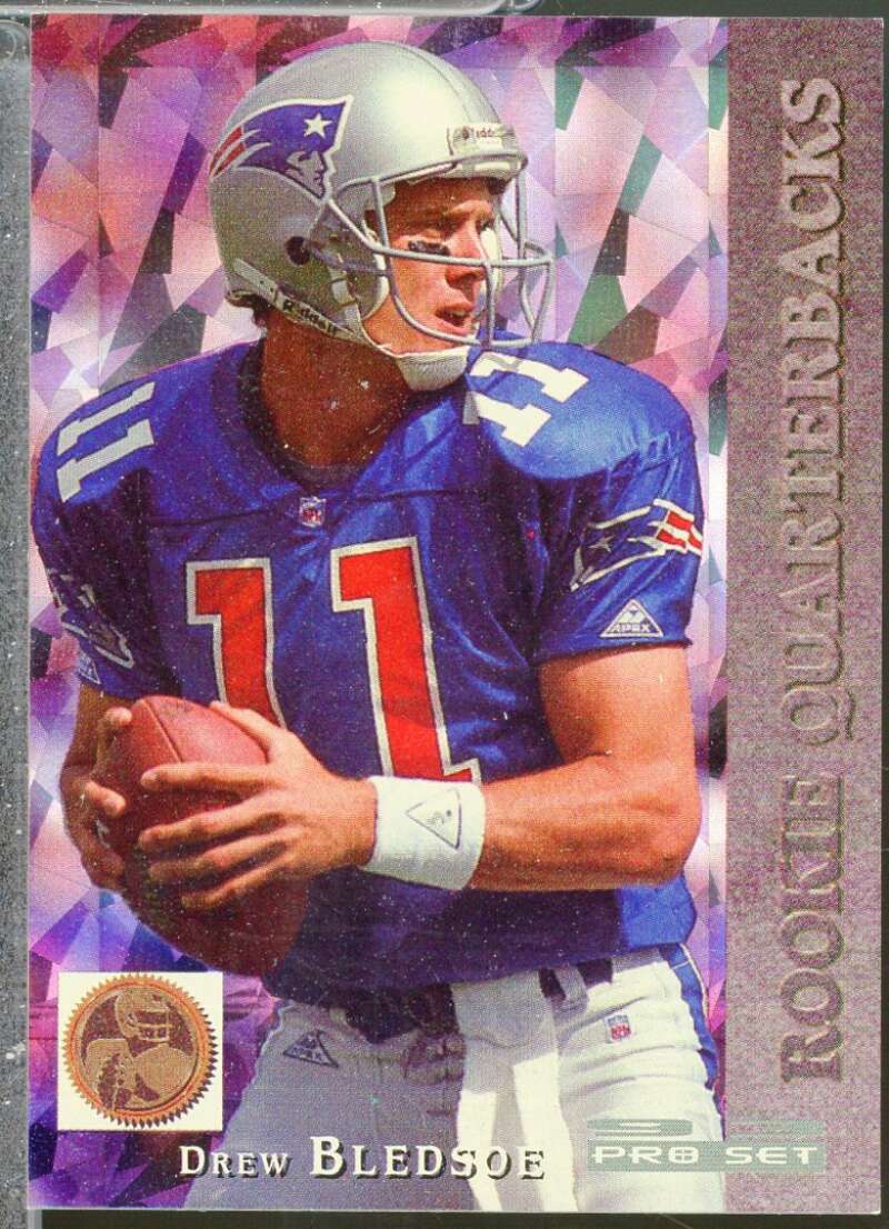 Drew Bledsoe Rookie Card 1993 Pro Set Rookie Quarterbacks #RQ1  Image 1