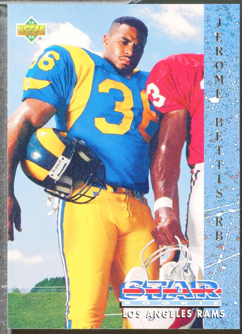 Jerome Bettis Rookie Card 1993 Upper Deck #20  Image 1
