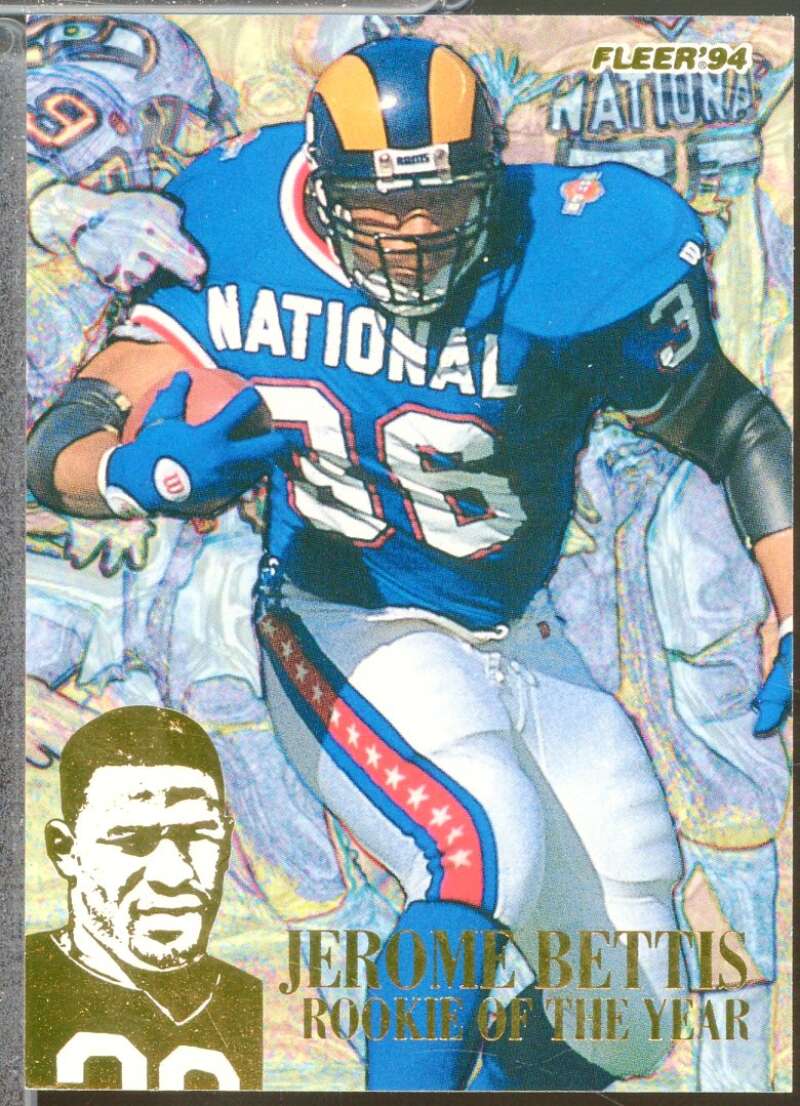 Jerome Bettis Card 1994 Fleer  #12  Image 1