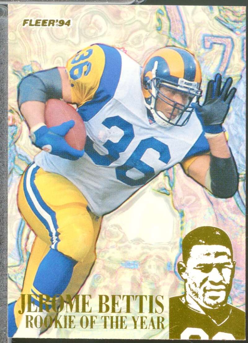 Jerome Bettis Card 1994 Fleer  #9  Image 1