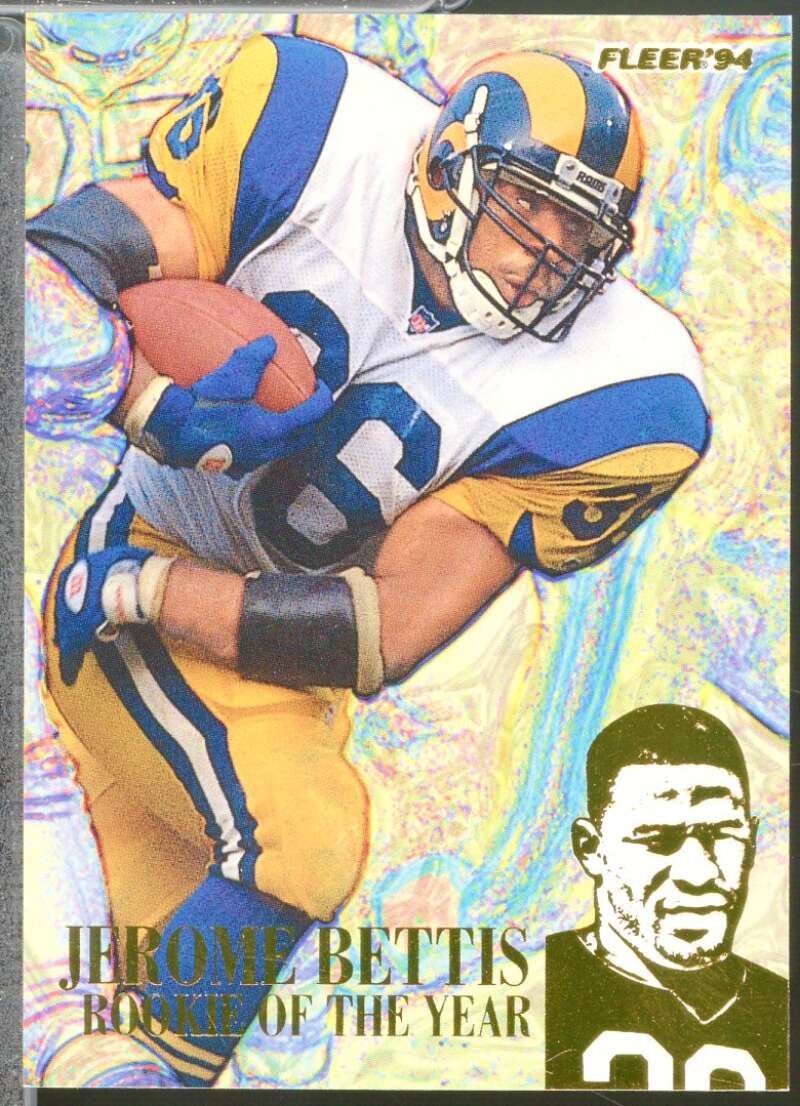 Jerome Bettis Card 1994 Fleer  #6  Image 1