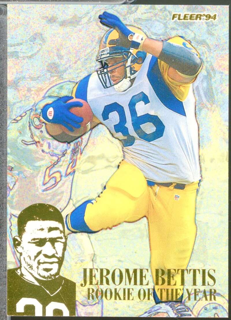 Jerome Bettis Card 1994 Fleer  #6  Image 1