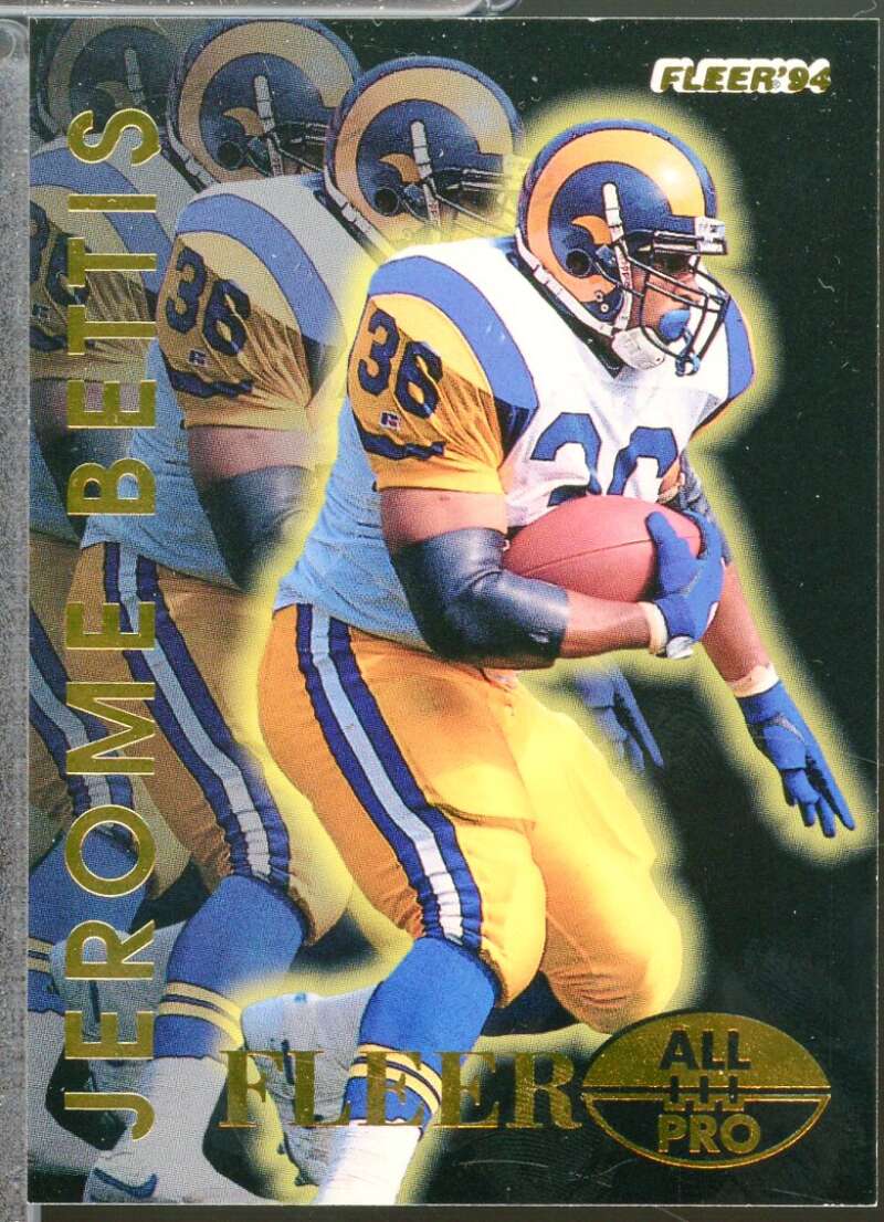 Jerome Bettis Card 1994 Fleer All-Pros #3  Image 1