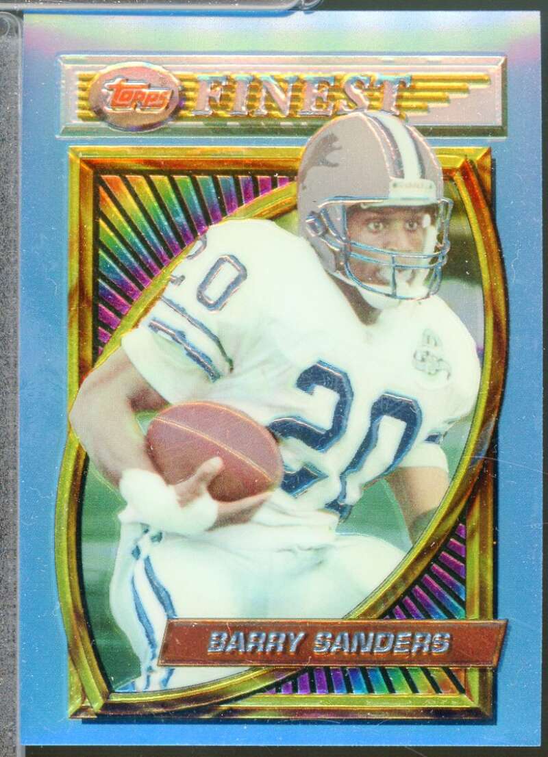 Barry Sanders Card 1994 Finest #44  Image 1