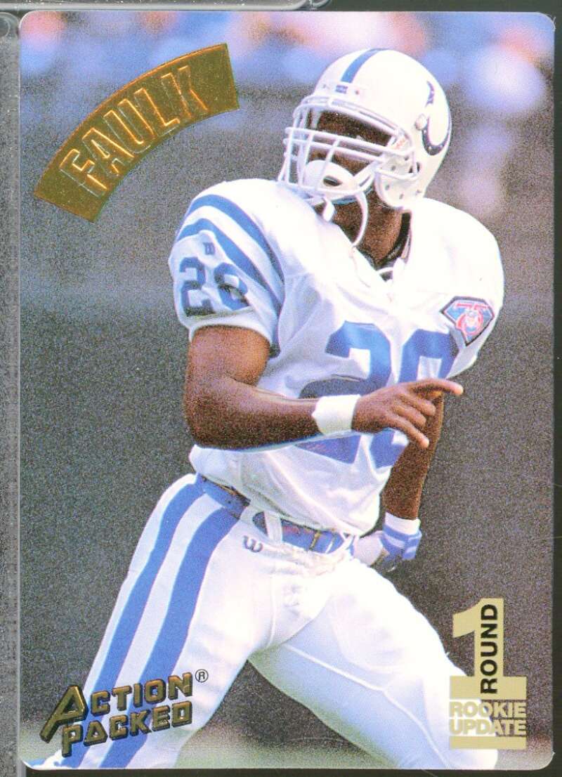 Marshall Faulk Rookie Card 1994 Action Packed #122  Image 1