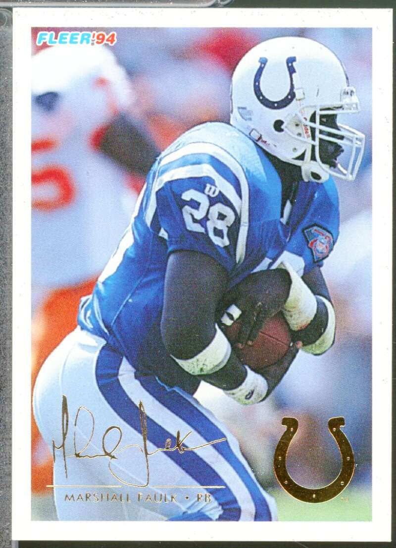 Marshall Faulk Card 1994 Fleer Rookie Exchange #3  Image 1